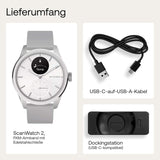 Withings Scanwatch 2 - Bianco 42 mm + cinturino in pelle gratuito