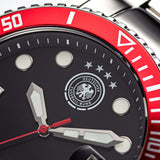 DFB GERMAN FOOTBALL BUND quartz watch stainless steel silver one size men's Swiss movement 42 mm 20504-1E, 20504-2E, 20504-3E