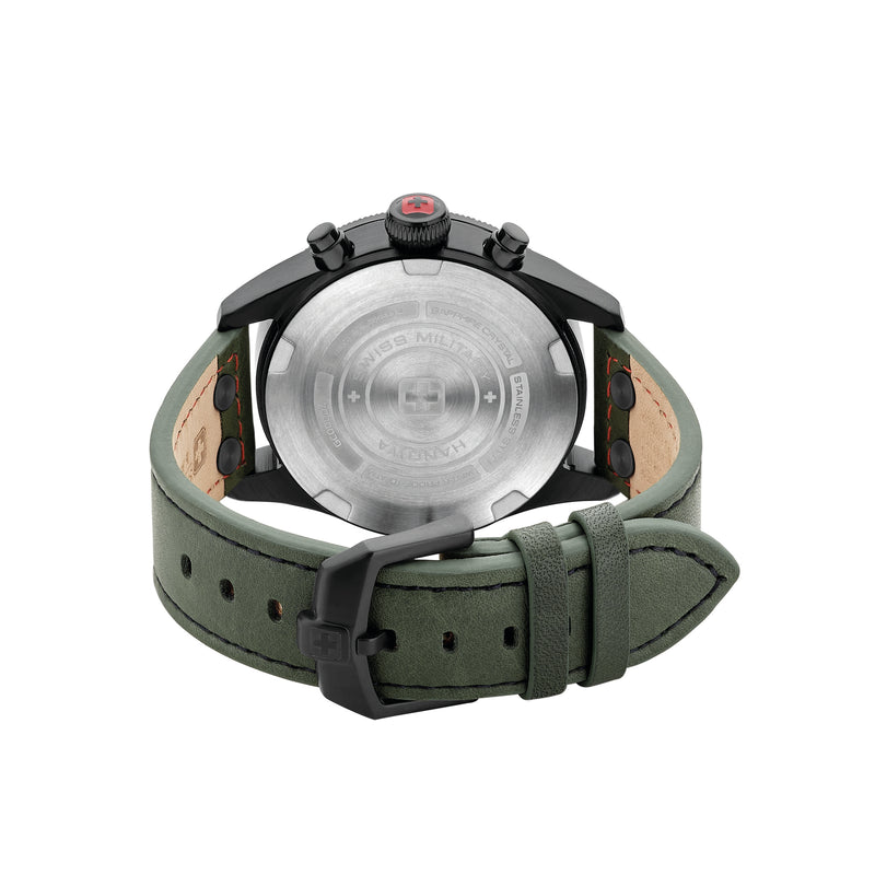 THUNDERBOLT CHRONO Grün Schwarz 44mm - Swiss Made