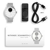 Withings Scanwatch 2 - 38mm Blau Rosegold + Gratis Withings Milanaise Armband