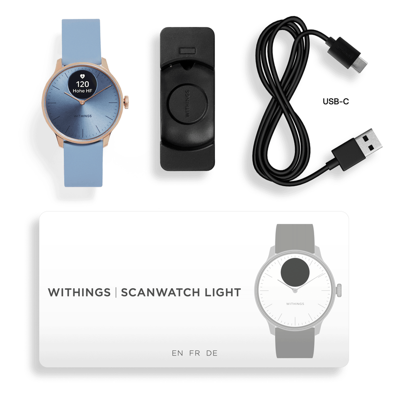 Withings Scanwatch Light - 37mm Blue 