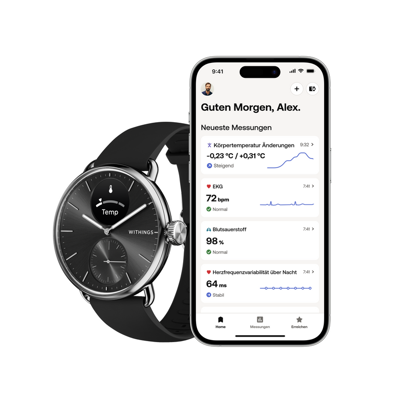Withings Scanwatch 2 - nero 38 mm 
