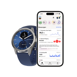 Withings ScanWatch 2 - Blau 42mm + Gratis Withings Lederarmband