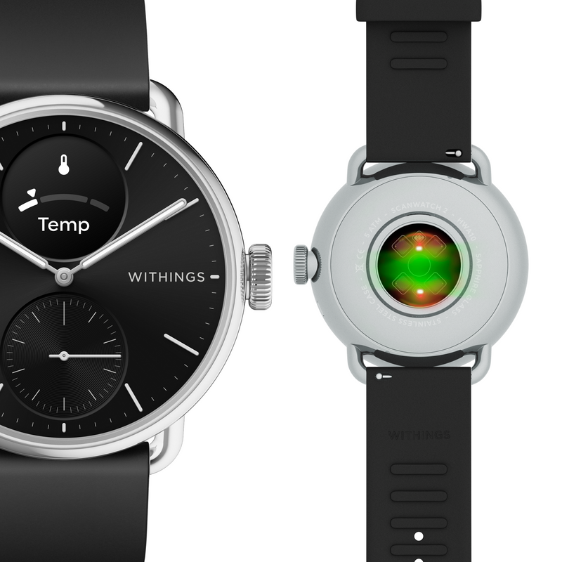 Withings Scanwatch 2 - nero 38 mm 