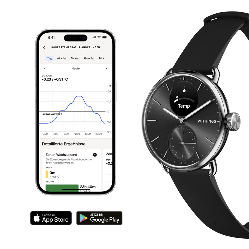 Withings Scanwatch 2 - nero 38 mm 