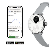 Withings Scanwatch 2 - 38mm + Gratis Withings Lederarmband Schwarz