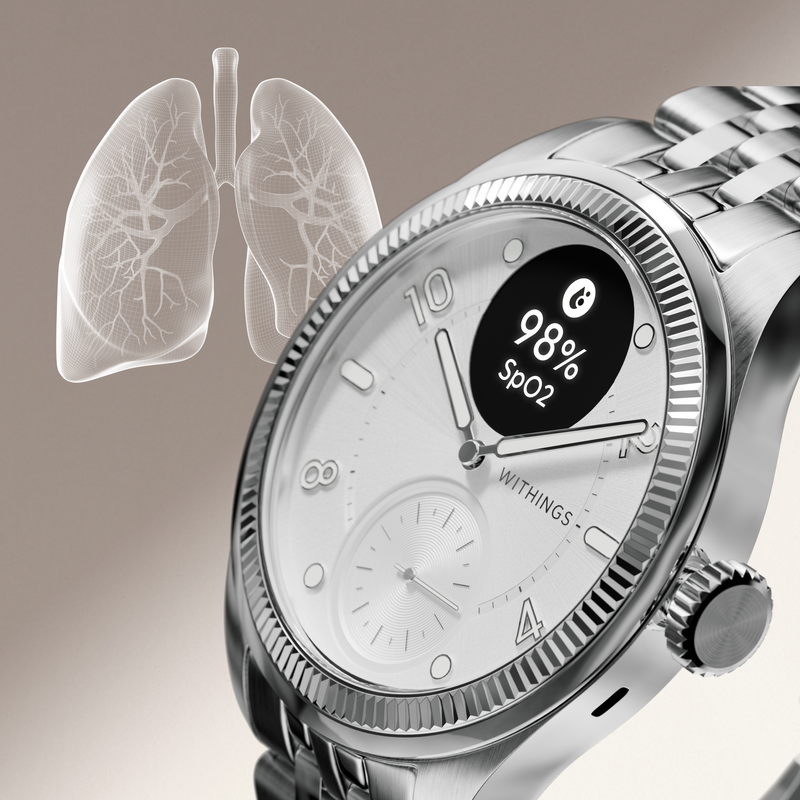 Scanwatch Nova Brilliant 39mm - Titanium silver 