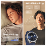 Withings ScanWatch 2 - Blau 42mm + Gratis Withings Lederarmband