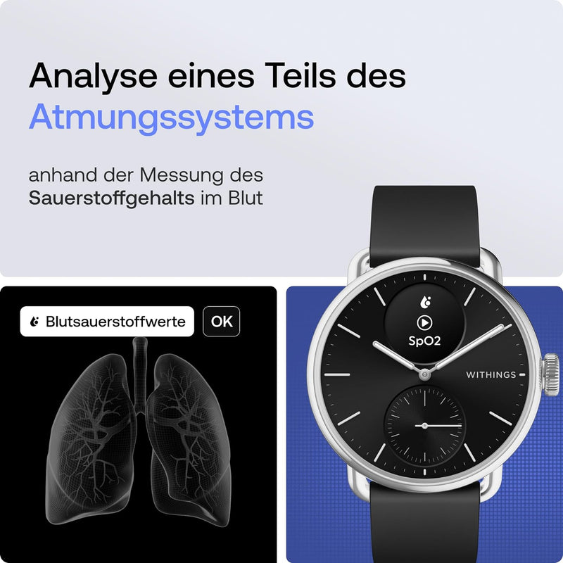 Withings Scanwatch 2 - nero 38 mm 