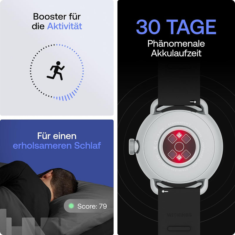 Withings Scanwatch 2 - nero 38 mm 