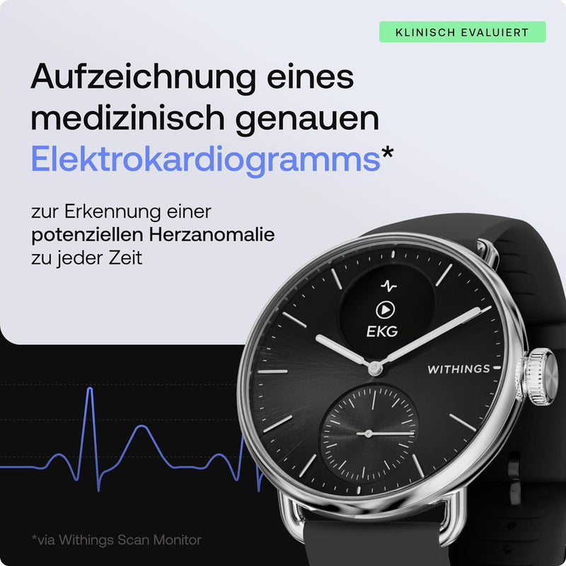 Withings Scanwatch 2 - nero 38 mm 