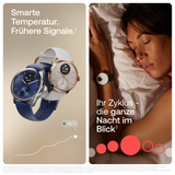 Withings ScanWatch 2 - Blau 42mm + Gratis Withings Lederarmband