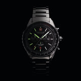 Orologio da uomo Swiss Military Hanowa cronografo in acciaio inossidabile nero 42 mm orologio da uomo cronografo con bracciali