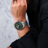 Swiss Military Hanowa Orologio da uomo Cronografo Verde 42 mm Acciaio inossidabile - Orologio da uomo Cronografo Orologi da uomo