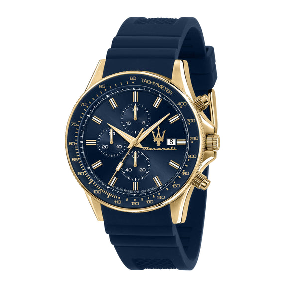 Orologio da uomo Maserati Sfida, cronografo, movimento al quarzo - R8871640004