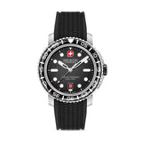 Orologio sportivo da uomo Swiss Military Hanowa Nero Orologio subacqueo impermeabile da 200 m Cronografo da polso