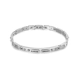 Police Men's Bracelet Stainless Steel Silver 21 cm Chain Men's Bracelet Steel Jewelry Men's Chain Silver Chain
