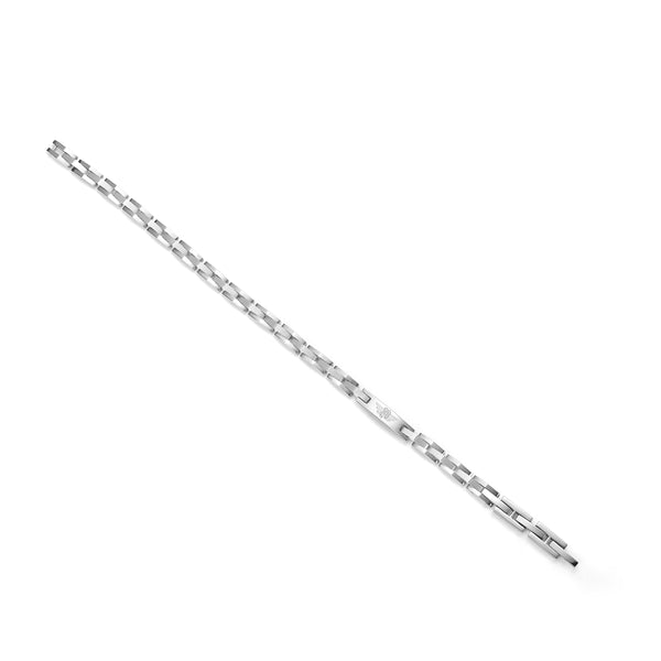Bracciale da uomo Police catena argento 20 cm bracciale da uomo in acciaio inossidabile catena argento gioielli da uomo