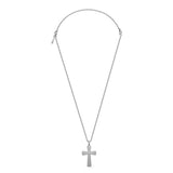 Police Men's Chain Cross Silver 50 cm Stainless Steel Necklace Pendant Chain Silver Chain Men's Chain