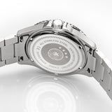 DFB GERMAN FOOTBALL BUND quartz watch stainless steel silver one size men's Swiss movement 42 mm 20504-1E, 20504-2E, 20504-3E