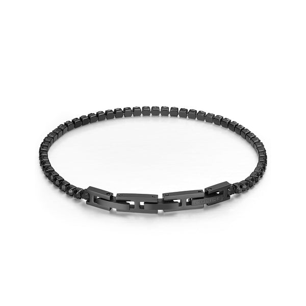 Police Men's Bracelet Stainless Steel Black 21 cm - Men's Bracelet Chain Jewelry Gift