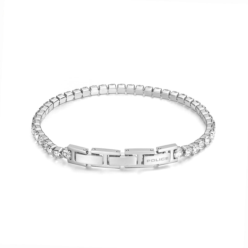 Police Damen Armband Kette Silber 17 cm Edelstahl Schmuck Kette Damenarmband Silberkette Damenkette Armband Silber