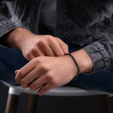 Police Unisex Chain Bracelets Black Stainless Steel Men's Bracelet Women's Bracelet Chain Jewelry
