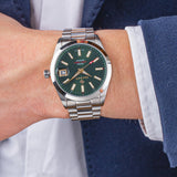Eastham, 42mm, silber/grün
