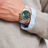 Fairfax, 41mm, silber/grün
