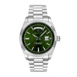 Fairfax, 41mm, silber/grün
