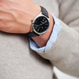 Abington, 41mm, schwarz/schwarz