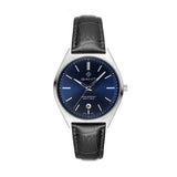 Abington, 41mm, schwarz/blau