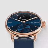 Withings Scanwatch 2 - 38mm Blau Rosegold + Gratis Withings Milanaise Armband