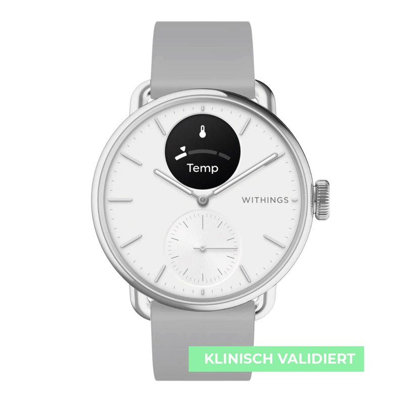 Withings Scanwatch 2 - 38mm + Gratis Withings Lederarmband Schwarz