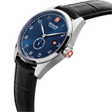 Orologio da uomo Swiss Military Hanowa analogico in pelle blu - cronografo al quarzo da uomo orologio da polso