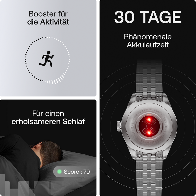 Scanwatch Nova Brilliant 39mm - Titanium silver 