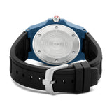 Swiss Military Hanowa Orologio da polso unisex Ocean Pioneer Blu/Nero 42 mm Silicone/Acciaio inossidabile Orologio da polso da uomo Cronografo Orologio subacqueo