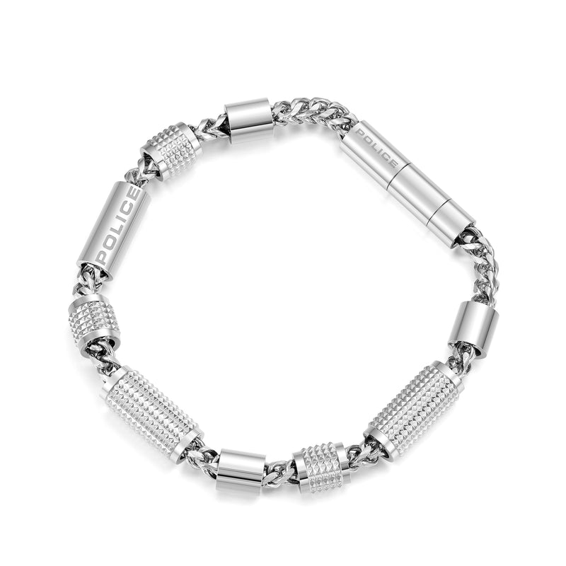 Police Herren Armband Silber 20 cm Edelstahl Armbänder Herrenkette Kette Männerarmband Silberkette Herren Schmuck