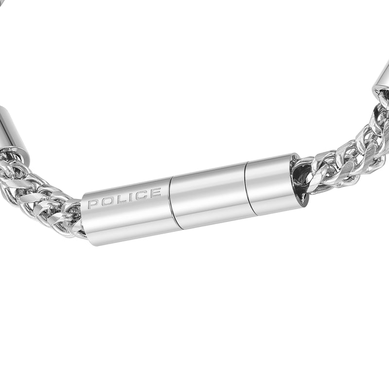 Police Herren Armband Silber 20 cm Edelstahl Armbänder Herrenkette Kette Männerarmband Silberkette Herren Schmuck