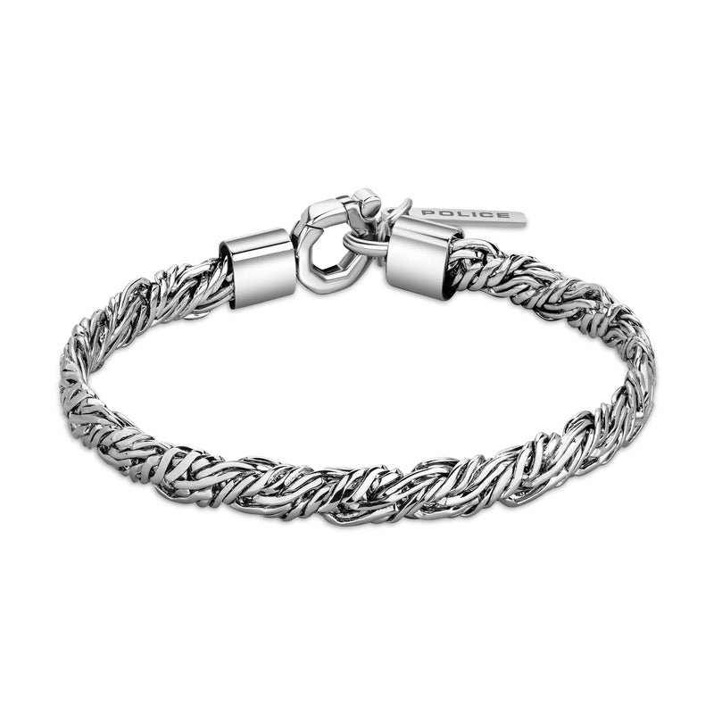 Police Herren Armband Silber 20 cm Edelstahl Kette Herrenarmband Schmuck Armband Männer Armband Silber