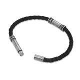 Police Herren Armband Leder Schwarz - Lederarmband Herren Armband Leder Herrenarmband Lederband Herren Lederarmband Herren Leder