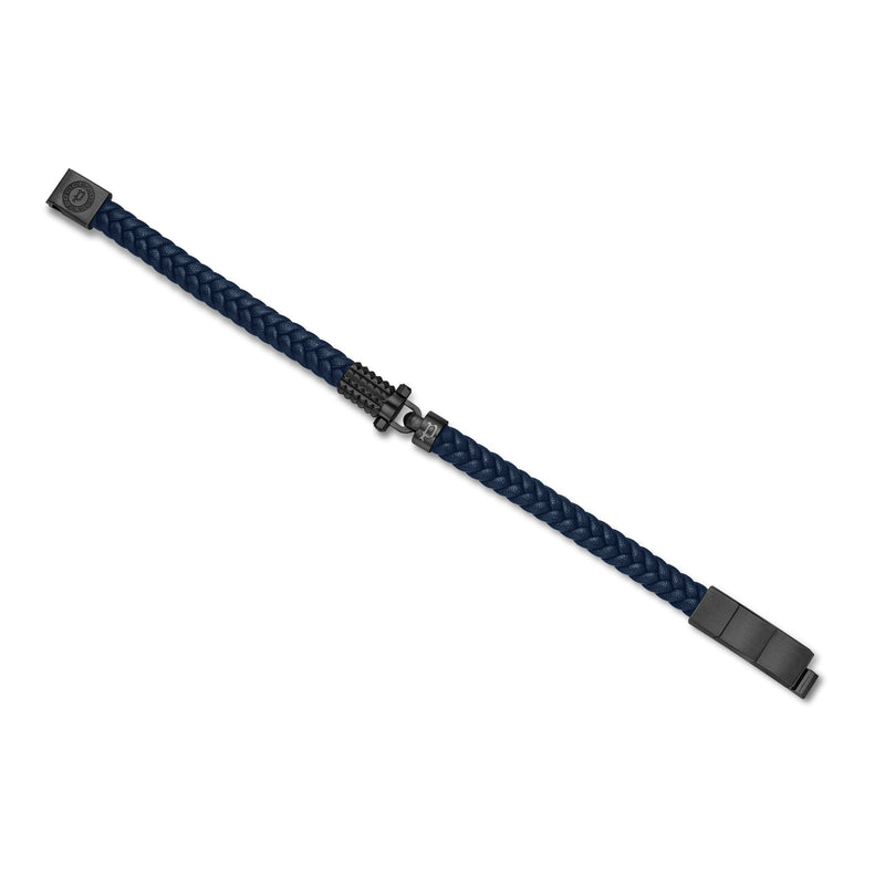 Police Men's Bracelet Leather Blue Men's Bracelet Leather Bracelet Men Leather Bracelet Leather Chain Leather Band Men Leather