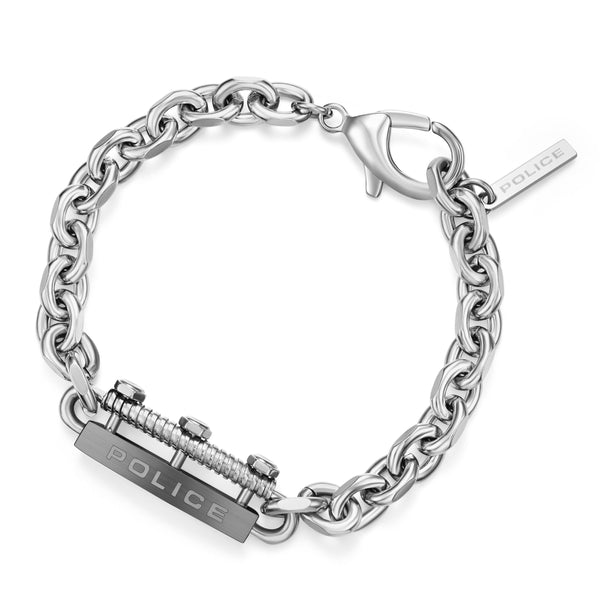 Bracciale da uomo Police Catena Argento 21 cm Bracciale da uomo in acciaio inossidabile - Catena - Argento - Acciaio inossidabile - Bracciale - Uomo - Police