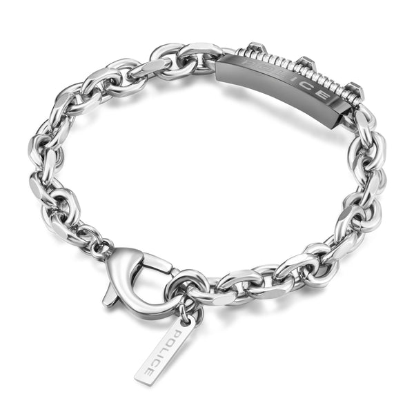 Bracciale da uomo Police Catena Argento 21 cm Bracciale da uomo in acciaio inossidabile - Catena - Argento - Acciaio inossidabile - Bracciale - Uomo - Police
