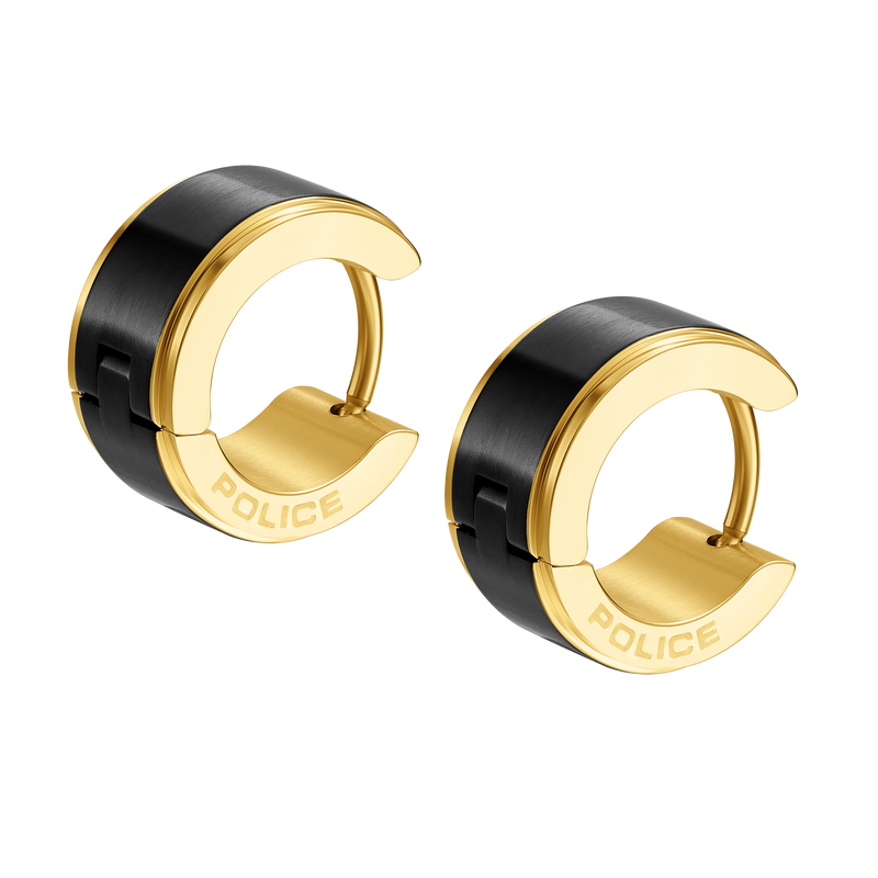 Police Unisex Ohrringe Studs Silber - Edelstahl Ohrstecker - Police Ohrring günstig online kaufen