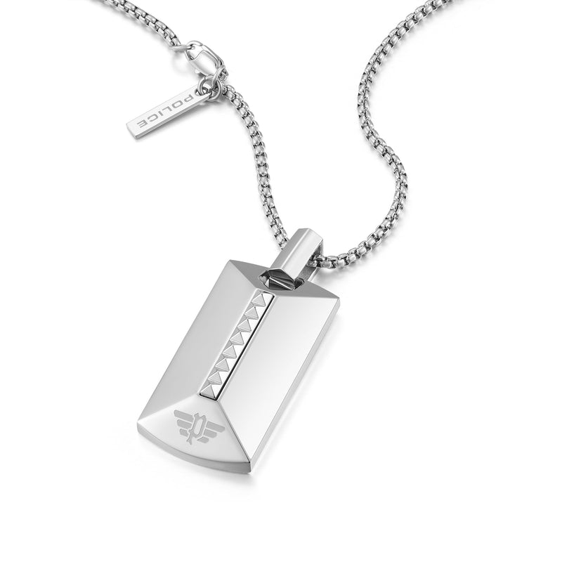 Police Men's Chain Silver 50 cm Stainless Steel Necklace Silver Chain Jewelry Men's Chain