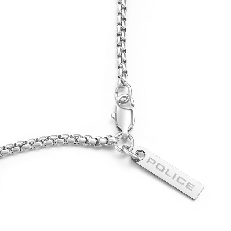 Police Men's Chain Silver 50 cm Stainless Steel Necklace Silver Chain Jewelry Men's Chain