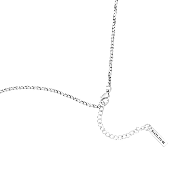 Police Men's Chain Silver Stainless Steel Razor Blades Pendant Necklace Men's Chain Silver Chain