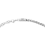 Police Men's Chain Silver 50 cm Stainless Steel Necklace Men's Chain Curb Chain