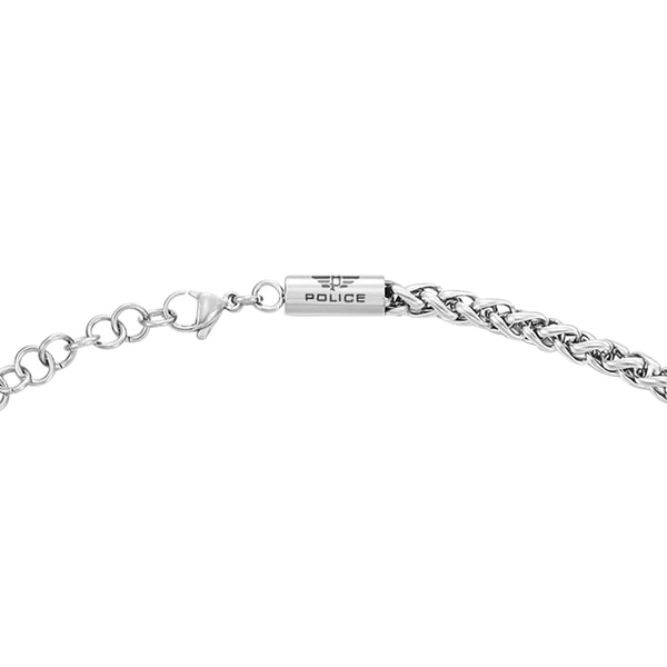 Police Men's Chain Silver 50 cm Stainless Steel Necklace Men's Chain Curb Chain